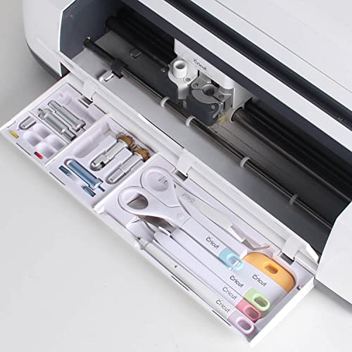 Tool Organizer for Cricut Maker 3 & Maker, Cricut Blade Storage Accessories and Supplies for Cutting Blades, Cricut Machine Organization and Storage Tools, Knife and Blade Bundle Organizer (Tool Mod)