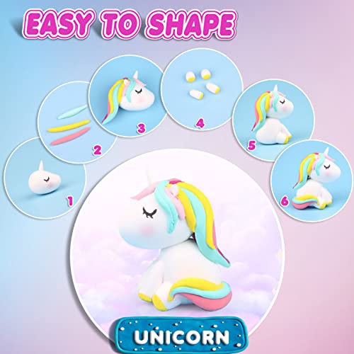 Magic Clay - Air Dry Clay 36 Colors, Modeling Clay for Kids with Tools, Soft & Ultra Light, Toys Gifts for Age 3 4 5 6 7 8+ Years Old Boys Girls Kids