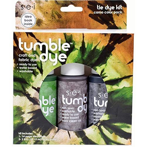 S.E.I. Camo Tie-Dye Kit, Fabric Spray Dye, 3 Colors