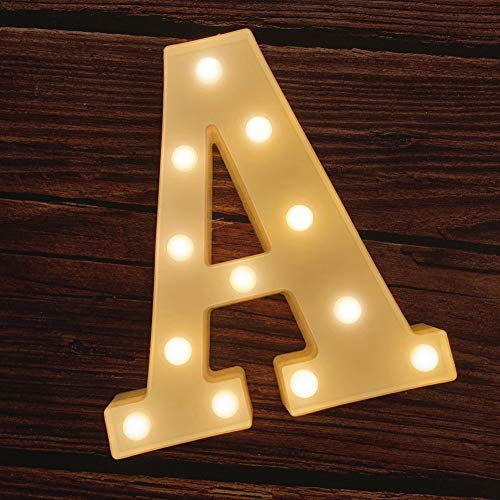 MUMUXI Marquee Light Up Letter | Large A