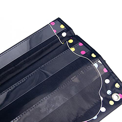 Daily Schedule Pocket Chart Educational Pocket Chart for Classroom Office Home Teachers Preschool Activity Supplies 15 Pockets 14 Double-Sided Reusable Dry-Eraser Card 13 x 37 Inches