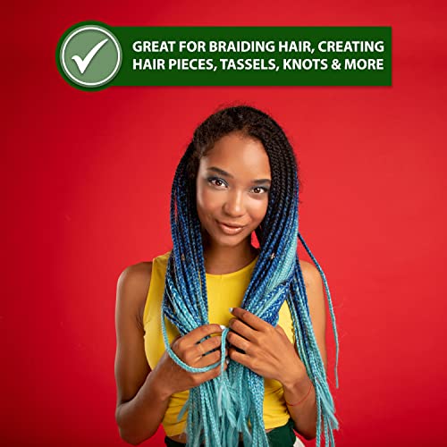 Mandala Crafts Nylon Satin Cord - 0.5mm Nylon Cord for Jewelry Making Beading - 164 Yds Braided Nylon Satin String Brown Nylon String for Bracelets Rattail Trim Chinese Knot