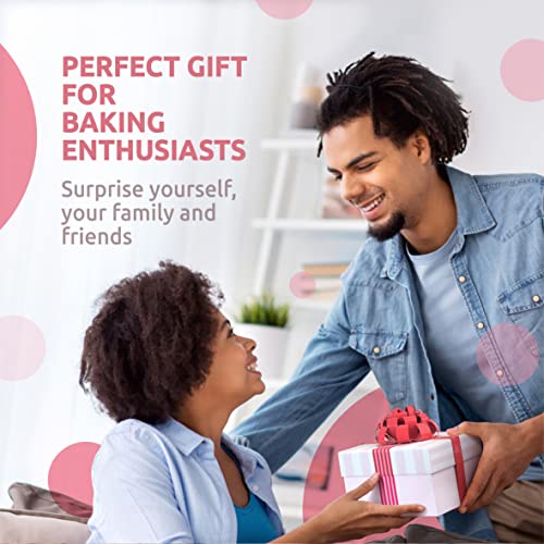 Premium Russian Piping Tips Cake Decorating Complete Set - 42pcs Baking Supplies Kit with Storage Gift Box - 12 Russian Tulip Icing Piping Nozzles - Flower Shaped Frosting Nozzles Kit