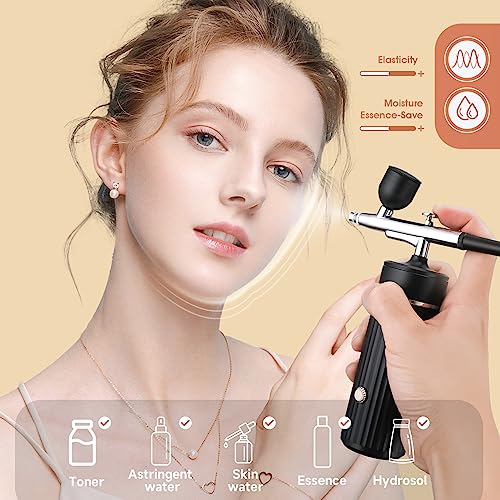 Cordless Airbrush Kit Rechargeable Airbrush Compressor 20-27PCI for Art Painting,Cake Airbrush Decorating, Crafts, Model Painting, Air Brush Painting, Nail Airbrush Machine