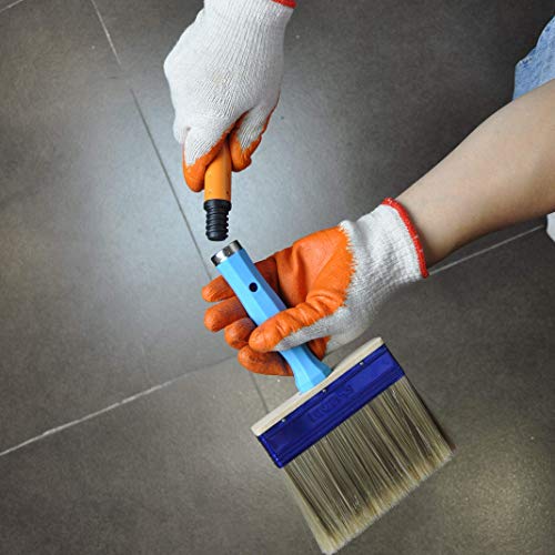 3 Pack (4,5,6inch) Heavy Duty Professional Stain Brush,Paint Brush,Paint Brushes,Double Thick 1.18 inch,Fence Brush,Paint Brush for Walls,Painters Paint Brush