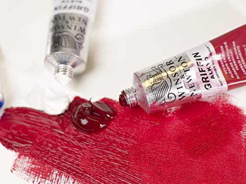 Winsor & Newton Griffin Alkyd Fast Drying Oil Paint, 37ml (1.25-oz) tube, Cadmium Red Medium Hue