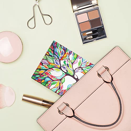 Fintie Photo Album 4x6 Photos - 52 Photos Small Mini Capacity Premium Vegan Leather Cover Photo Album, Portable Wallet Photo Album for Family Wedding Boys Girls, Love Tree