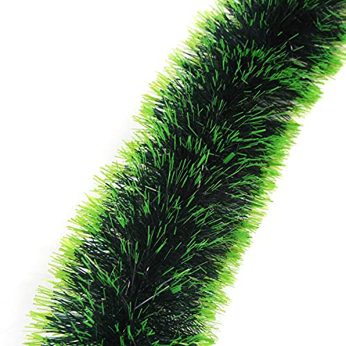 LOMIMOS 32.8 Ft Christmas Tinsel Garland,Dark Green Glittering Decoration for Xmas Tree Party Wedding Supplies
