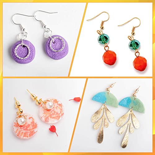 Hypoallergenic Earring Making Kit, Modacraft 2000Pcs Earring Making Supplies Kit with Earring Hooks, Earring Findings, Earring Posts, Earring Backs, Earring Pins Jump Rings for Jewelry Making Supplies