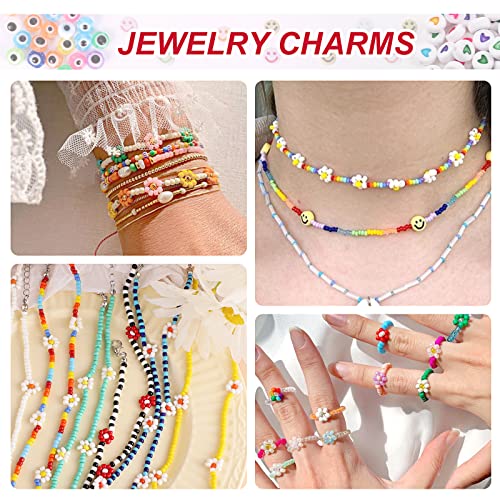 QUEFE 14400pcs 72 Colors, 3mm Glass Seed Beads for Bracelet Making Kit, Small Beads for Jewelry Making with Letter Beads for Crafts Gifts