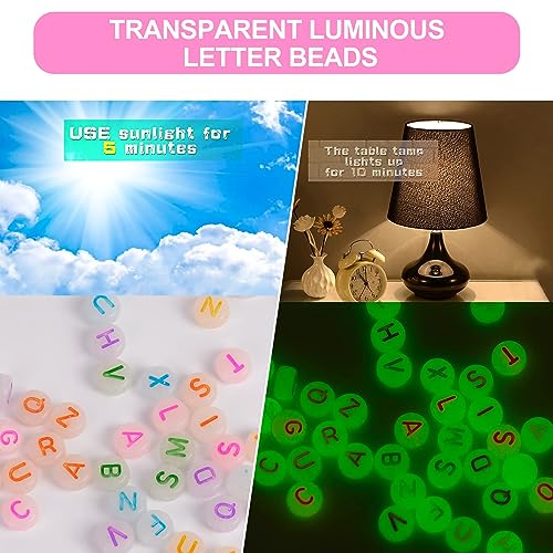 LZOUOWO 6100 Polymer Clay Beads for Bracelets Making Aesthetic Kit 24 Colors Flat Heishi Beads for Jewelry Making DIY Set with Letter Beads, Smile Face Beads and Charms for Girls Gift