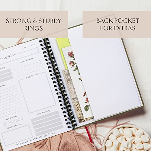 Simplified To Do List Notebook - Aesthetic Daily Planner to Easily Organize Your Tasks And Boost Productivity - Stylish Undated Planner And School or Office Supplies For Women
