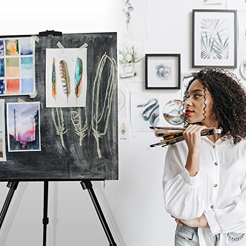 RRFTOK Artist Easel Stand, Adjustable Easel for Painting Canvases Height from 17 to 66 Inch,Carry Bag for Table-Top/Floor Drawing and Didplaying