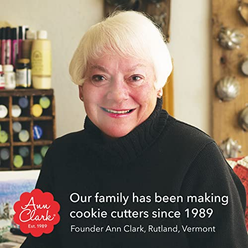 Christmas Ornaments Cookie Cutters 3-Pc Set Made in USA by Ann Clark, Teardrop Bauble, Finial, and Round Ornaments