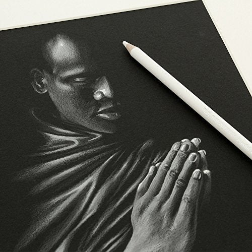 U.S. Art Supply 20 Piece Professional Hi-Quality Artist Sketch Set in Hard Storage Case - Sketch & Charcoal Pencils, Pastel, Stumps, Eraser, Sharpeners