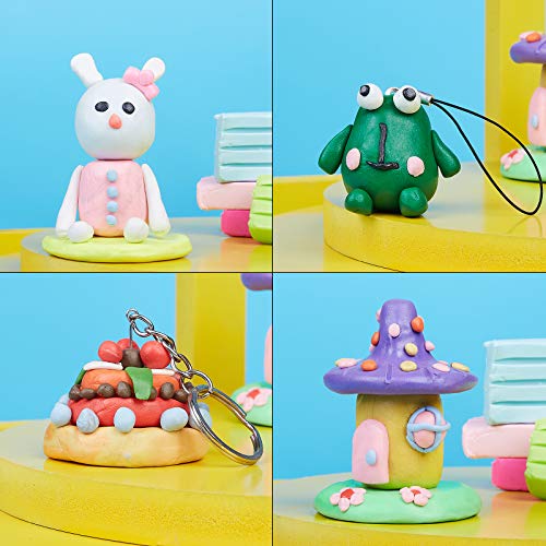 ifergoo Polymer Clay, Modeling Clay for Kids DIY Starter Kits, 50 Color Oven Baked Model Clay, Non-Toxic, Non-Sticky, with Sculpting Tools, Ideal Gift for Boys, Girls and Artists