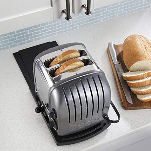 HauSun Handy Sliding Tray Sliding Tray Mat for Coffee Maker,Kitchen Appliance Moving Caddy,Countertop Stoage for Air Fryer, Blender, Stand Mixer,Food Processors,2 Sets