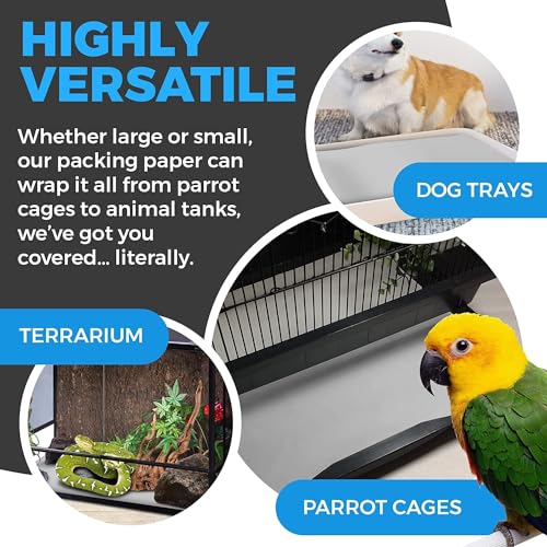 Packing Paper Sheets for Moving - 1.5lb - 50 Sheets of Newsprint Paper - Must Have in Your Moving Supplies - 27" x 17" - Made in USA