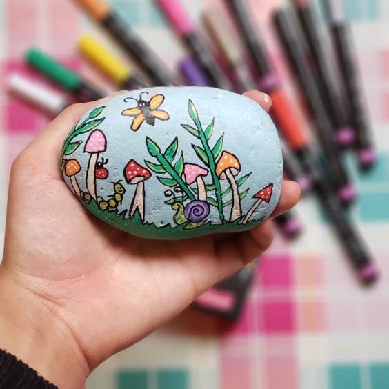 PAINTIGO 26 Paint Pens Paint Markers, Acrylic Paint Pens For Rock Painting, Canvas, Wood, Glass, Ceramic, Fabric, acrylic paint markers for craft Supplies Set, 26 Extra Fine 0.7mm