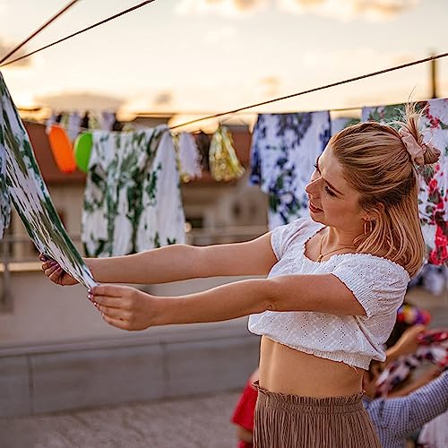 DIY Tie Dye Kits, Emooqi 15 Colours Vibrant Tie Dye Kits with Rubber Bands Gloves Sealed Bag Apron and Table Covers for Arts and Crafts Fabric Textile Party DIY Handmade Project