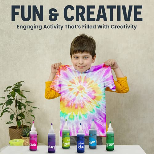 Christmas Dye Socks Kit - 3 DIY Crew Socks - Includes 3 Pairs White Socks, 3 Christmas Colors Tie Dye - Tie Dye Kits for Adults (T-Shirt)