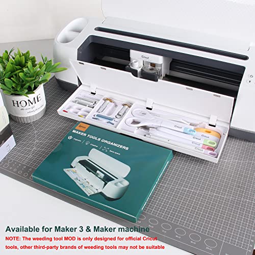 Tool Organizer for Cricut Maker 3 & Maker, Cricut Blade Storage Accessories and Supplies for Cutting Blades, Cricut Machine Organization and Storage Tools, Knife and Blade Bundle Organizer (Tool Mod)