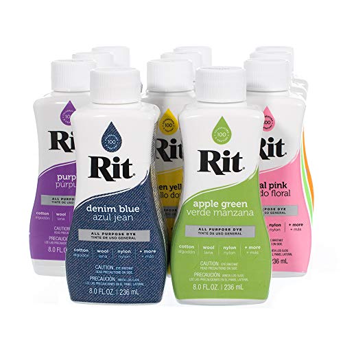 Rit Dye Liquid – Wide Selection of Colors – 8 Oz. (Aquamarine)