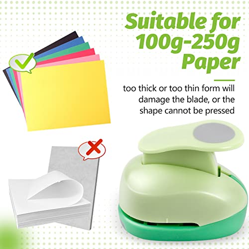UCEC Circle Punch, 1.75 Inch Circle Hole Punch, Craft Paper Punch Circles Craft Punch Handmade Paper Punch for Crafting Scrapbooking Cards Arts Fun Projects