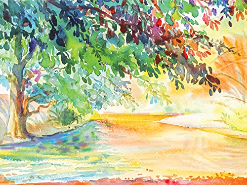 UCreate Watercolor Paper, Bulk, 140 Lb., White, 9" x 12", 50 Sheets