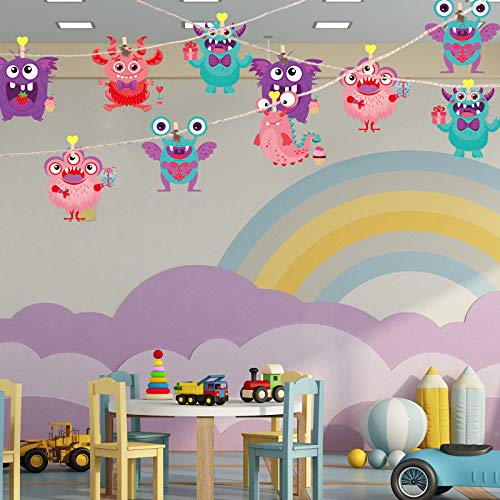 Zonon Pack of 24 Valentines Day Craft Kits for Kids, DIY Craft Ornament Valentine Class Game Activities Make Your Own Valentine Cards