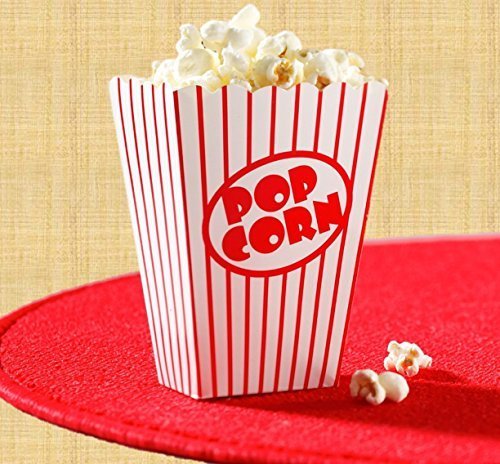 Kedudes Movie Night Popcorn Boxes for Party (20 pack) - Paper Popcorn Buckets -, Movie Theme Party Decorations, Movie Party Favors, Container, Carnival & Movie Night Supplies, Movie Party Decorations