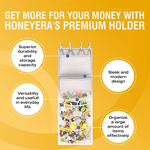 The Original Stuffed Animal Storage (Patent Pending) - Over Door Organizer for Stuffies, Baby Ideas Holder, Toy Plush Storage/Hammock Hanging Storage Net Big Girls Toddler Large Bag Animals