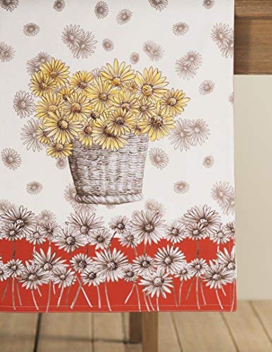 Maison d' Hermine Tablerunner 100% Cotton 14.50Inch x 108Inch Decorative Table Runner Table Runners for Gifts, Dining, Holidays, Buffet, Bagatelle (Double Layer) - Thanksgiving/Christmas