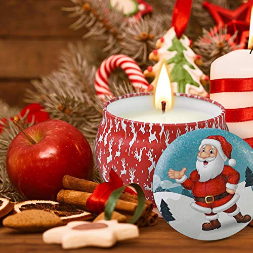 Christmas Candles Gifts for Women - Christmas Scented Candles Gifts Set - 4 Pack Aromatherapy Candle for Meditation, Yoga, Bath, Relaxing, SPA, Ideal Christmas Gifts for Mom Mother Friend Wife Present