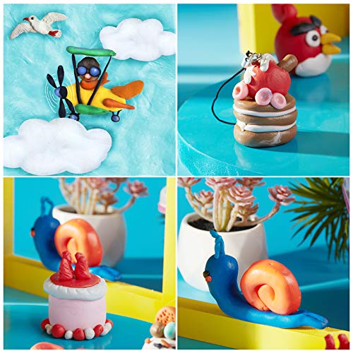 ifergoo Polymer Clay, Modeling Clay for Kids DIY Starter Kits, 50 Color Oven Baked Model Clay, Non-Toxic, Non-Sticky, with Sculpting Tools, Ideal Gift for Boys, Girls and Artists