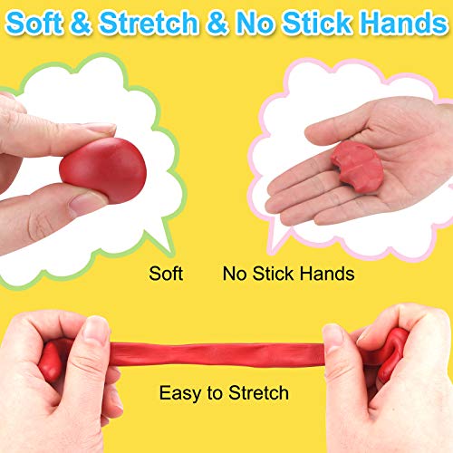 ESANDA Polymer Clay 88 Colors, Modeling Clay for Kids DIY Starter Kits, Oven Baked Model Clay with Sculpting Tools, Non-Toxic, Non-Sticky, Ideal Gift for Children and Artists