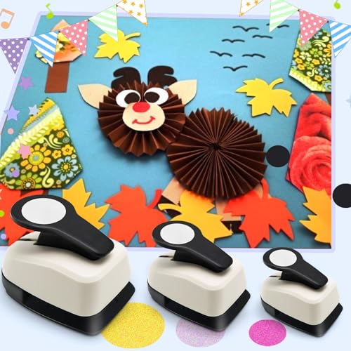 Circle Paper Punch Circle Hole Punches for Crafts Circle Punch Set