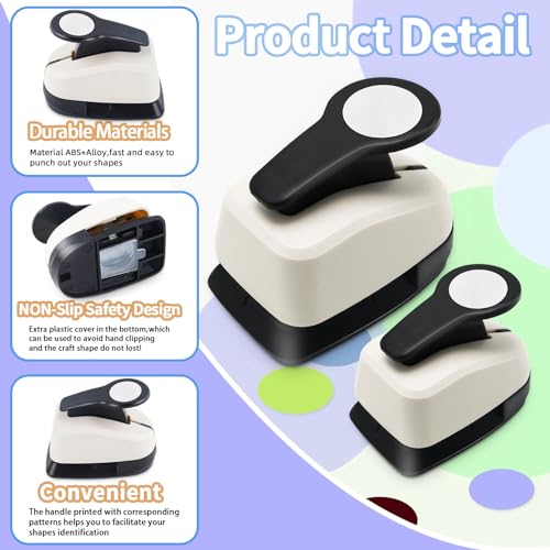 Circle Paper Punch Circle Hole Punches for Crafts Circle Punch Set