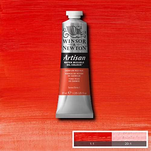 Winsor & Newton Griffin Alkyd Fast Drying Oil Paint, 37ml (1.25-oz) tube, Cadmium Red Medium Hue