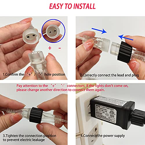 Purtuemy Halloween Lights Outdoor, Meteor Shower Lights 12 inch 8 Tubes Icicle Fairy String Lights for Halloween Christmas Decorations Tree Party Yard Outdoor, UL Plug, Purple Christmas Lights