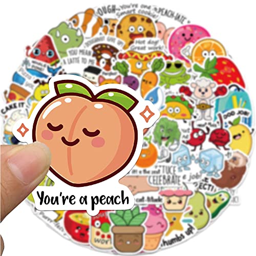 50PCS Punny Rewards Motivational Stickers, Incentives Stickers Positive Punny Teacher Supplies Stickers for Kids School Classroom
