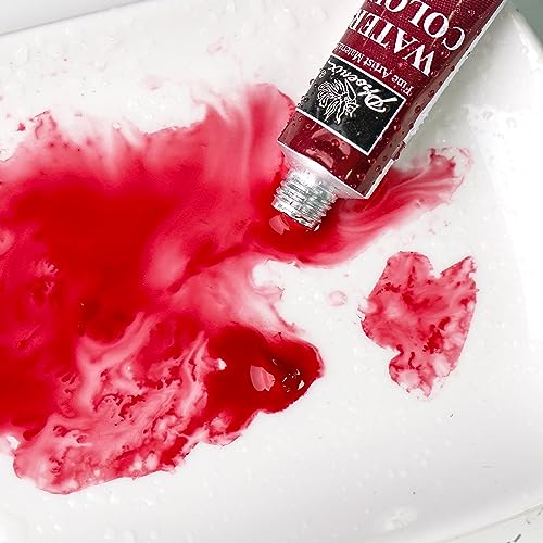 PHOENIX Watercolor Paint Set 24x12ml / 0.4 Fl Oz Tubes Non-toxic Water Color Paints Great Value Painting Art Supplies for Adults, Kids, Artists & Beginners