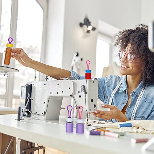 Keep Your Bobbin Threads Matched Up with Your Thread SpoolsBobbin Buddies Set of 30-Pack Sewing Machine Quilting Supplies Sewing Products Thread Holder Plastic Bobbin Clips Thread Holders