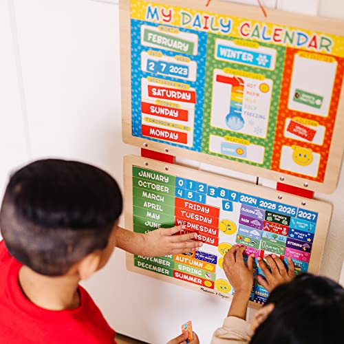 Melissa & Doug My First Daily Magnetic Activities Calendar For Kids, Weather And Seasons Calendar For Preschoolers and Ages 3+ (Pack of 1)