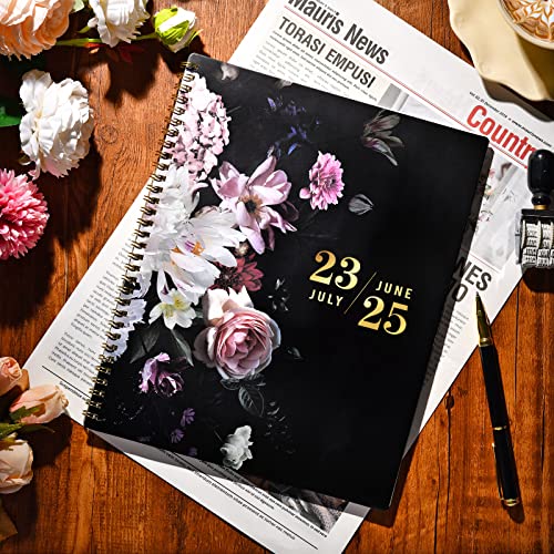 Monthly Planner/Calendar 2023-2025 - 2 Year Monthly Calendar 2023-2025 Planner, Jul. 2023 - Jun. 2025, 9'' x 11'', Large Monthly Planner with Monthly Tabs, Twin-wire Binding, Useful Inner Pocket