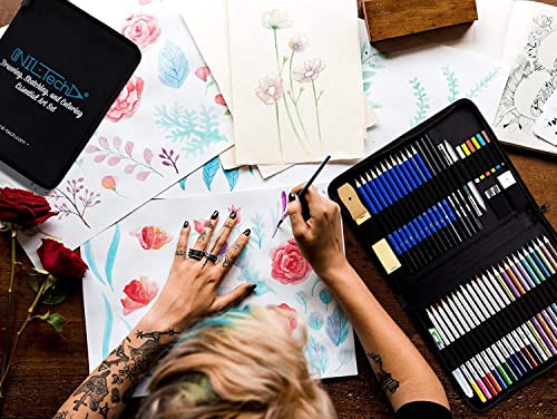 Drawing Pencils Art Supplies – 55pc Colored Pencils For Kids, Teens, And Adults Includes Charcoal Pencils, Graphite Pencils, Sketch Pencils Digital Ebook Library Of Drawing Tutorials And Sketch book