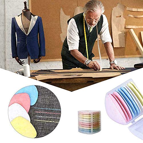 Triangle Tailors Chalk,Sewing Fabric Chalk and Fabric Markers for Quilting,Sewing Supplies Accessories (10Pcs)