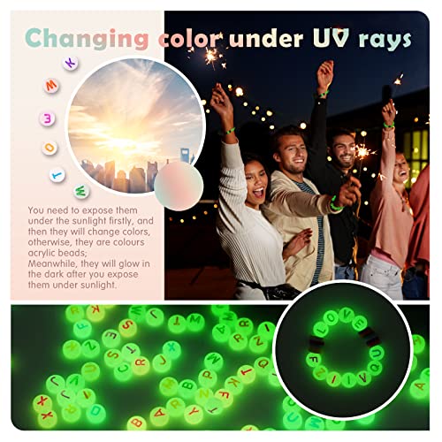 FZIIVQU 6100 Pcs Clay Beads Bracelet Making Kit 24 Colors Flat Clay Beads Set Friendship Bracelet kit Include Polymer Clay Heishi Bead UV Letter Beads for Jewelry Earrings Making