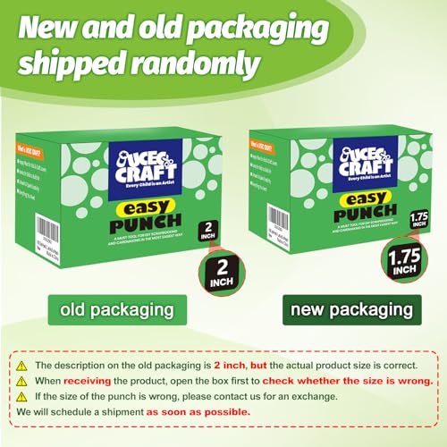 UCEC Circle Punch, 1.75 Inch Circle Hole Punch, Craft Paper Punch Circles Craft Punch Handmade Paper Punch for Crafting Scrapbooking Cards Arts Fun Projects