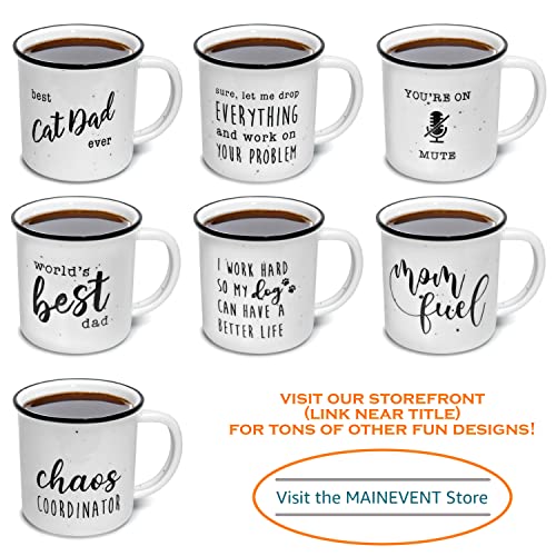MAINEVENT Wifey Hubby Mugs Set of 2 Coffee Mug, Bride Groom Mug Set Wedding Gift to Give, Couples Coffee Mug Set Quote, Newlywed Coffee Mugs Gift Set, Mr Mrs Mugs for Married Couple